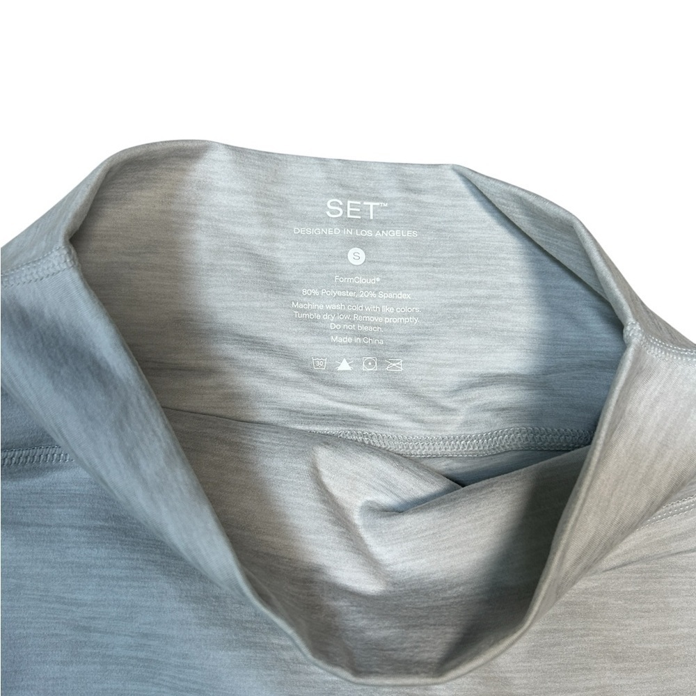SET Active | FormCloud Light Gray High-Waisted Leggings, Size Small - Picture 7 of 10
